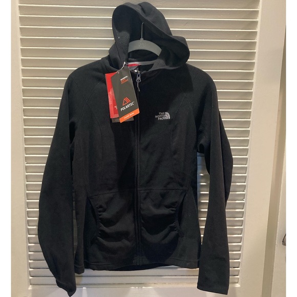 The North Face Jackets & Blazers - NWT North Face Polartec classic micro fleece hooded full zip jacket sz S